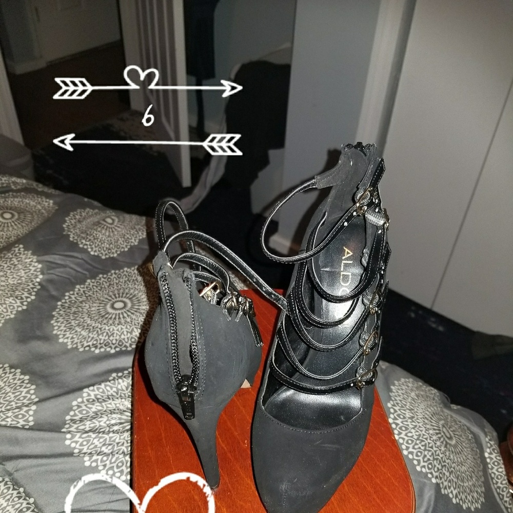black heels